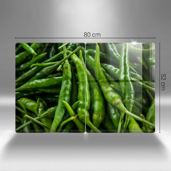 Sklenená doska na krájanie Hrachové struky