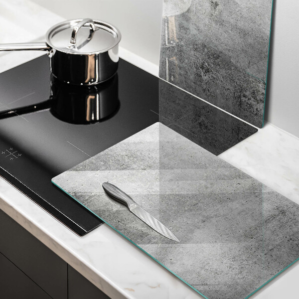 Sklenená doska na krájanie Betónová textúra