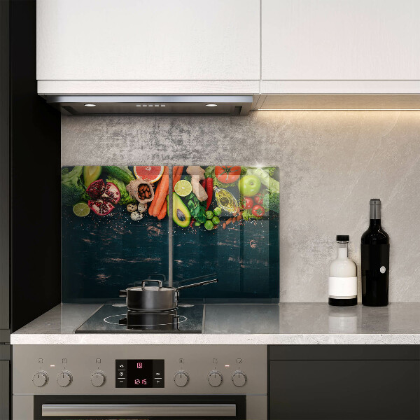 Sklenená doska na krájanie Ovocie a zelenina