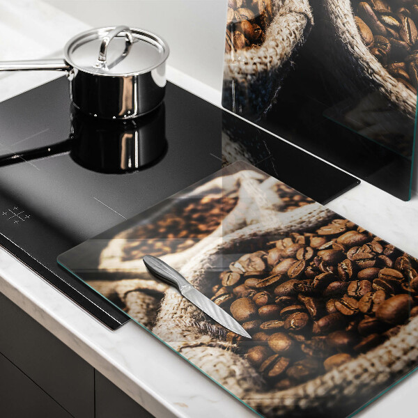 Sklenená doska na krájanie Vrecia na kávové zrná