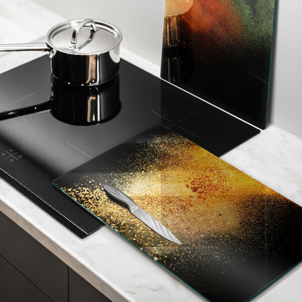 Sklenená doska na krájanie Farebné korenie