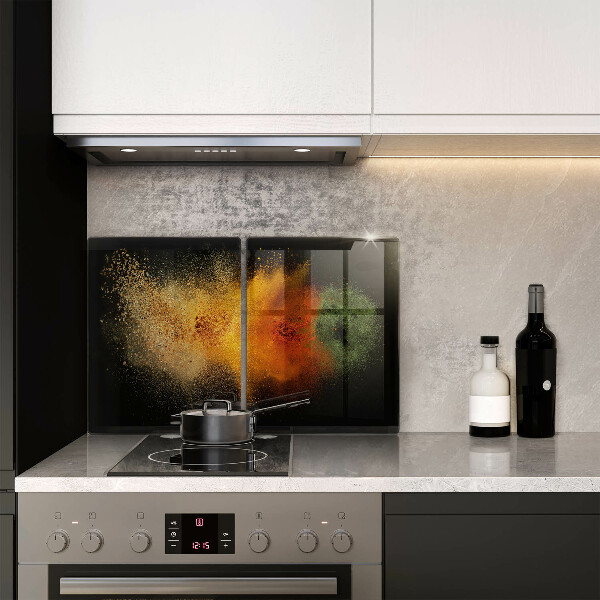 Sklenená doska na krájanie Farebné korenie