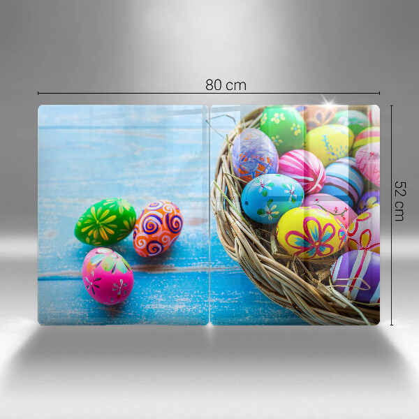 Kuchynská doska veľká zo skla Veľkonočné vajíčka Veľkonočné vajíčka