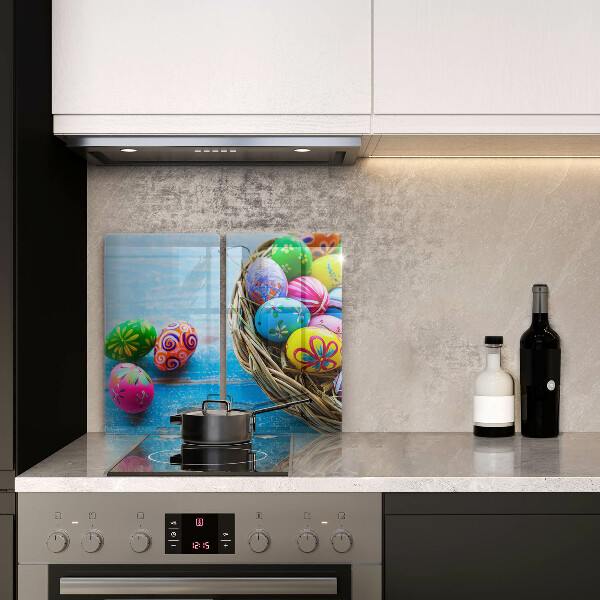 Kuchynská doska veľká zo skla Veľkonočné vajíčka Veľkonočné vajíčka