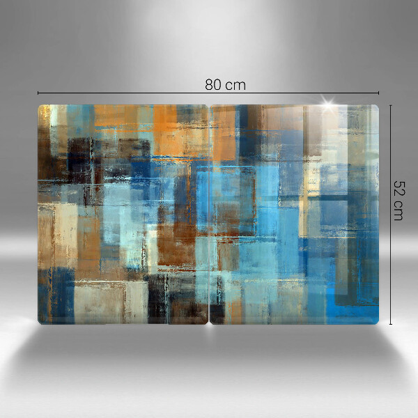 Kuchynská doska veľká zo skla Maľované pozadie