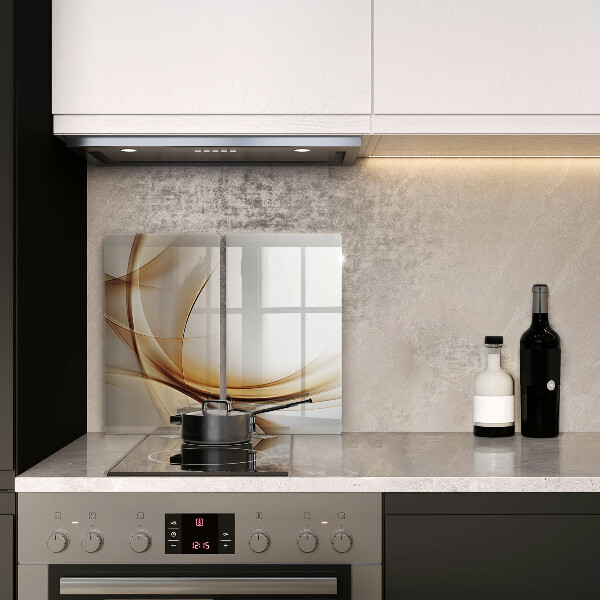 Kuchynská doska veľká zo skla Abstraktné tvary