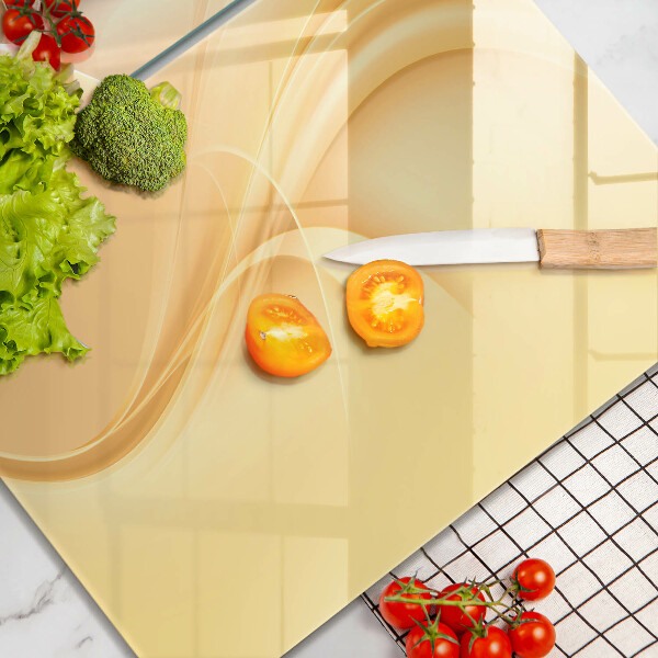 Kuchynská doska veľká zo skla Abstrakcia dymu