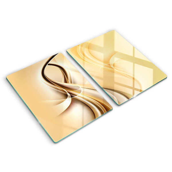 Kuchynská doska veľká zo skla Abstrakcia dymu