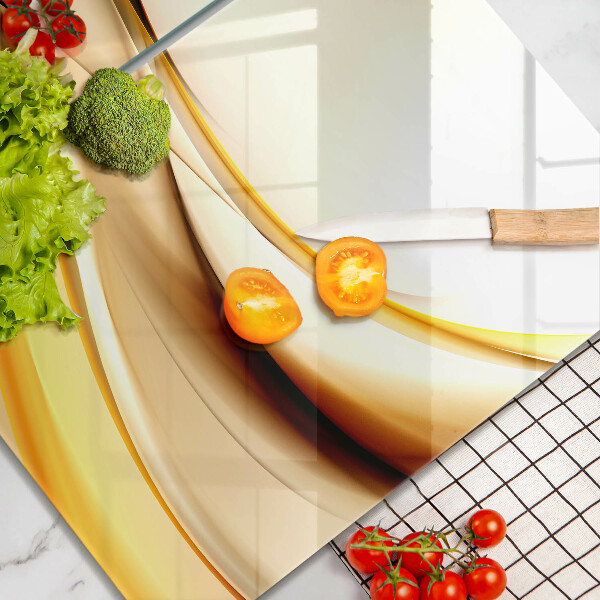 Kuchynská doska veľká zo skla Abstraktné dymové čiary