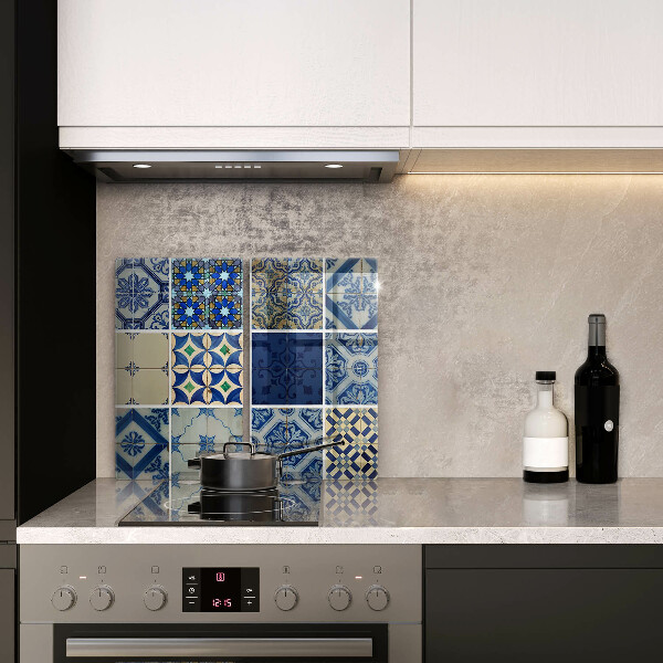 Kuchynská doska veľká zo skla Dekoratívne dlaždice dlaždice