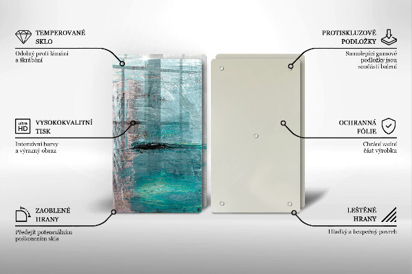 Kuchynská doska veľká zo skla Farba abstrakcie pozadia