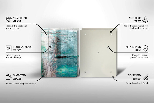 Kuchynská doska veľká zo skla Farba abstrakcie pozadia