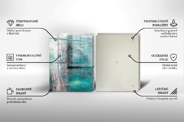 Kuchynská doska veľká zo skla Farba abstrakcie pozadia