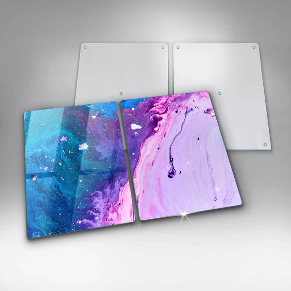 Sklenená doska na krájanie Abstrakce atramenty