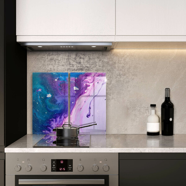 Sklenená doska na krájanie Abstrakce atramenty