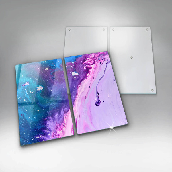 Sklenená doska na krájanie Abstrakce atramenty