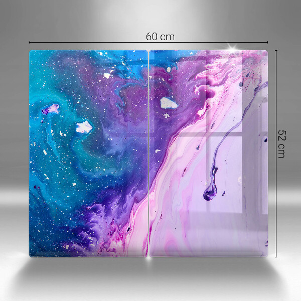 Sklenená doska na krájanie Abstrakce atramenty