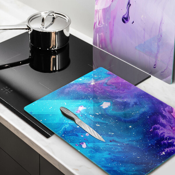 Sklenená doska na krájanie Abstrakce atramenty