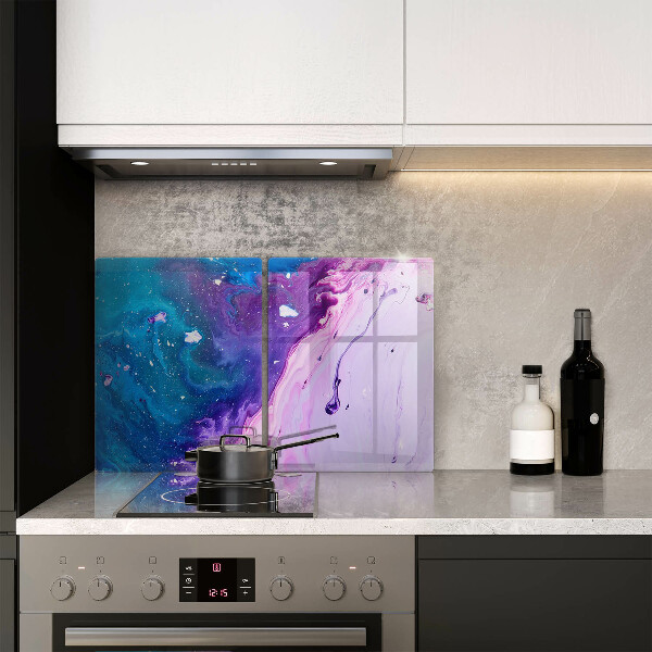 Sklenená doska na krájanie Abstrakce atramenty