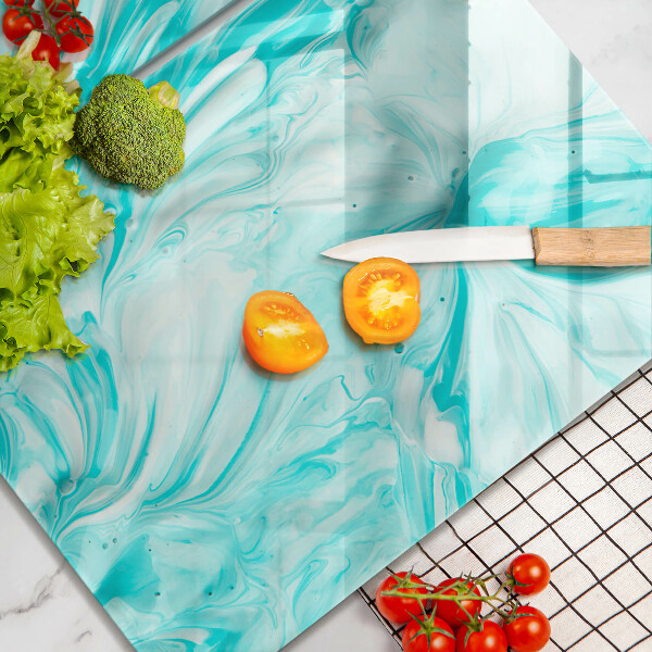 Sklenená doska na krájanie Abstrakcia farby