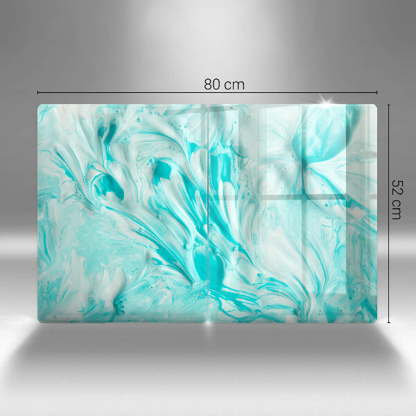 Sklenená doska na krájanie Abstrakcia farby