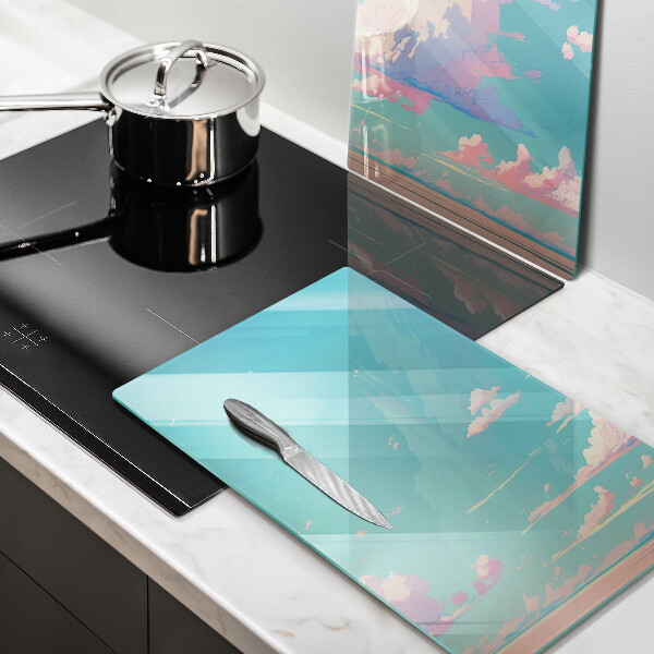 Sklenená doska na krájanie Rozprávkové nebo