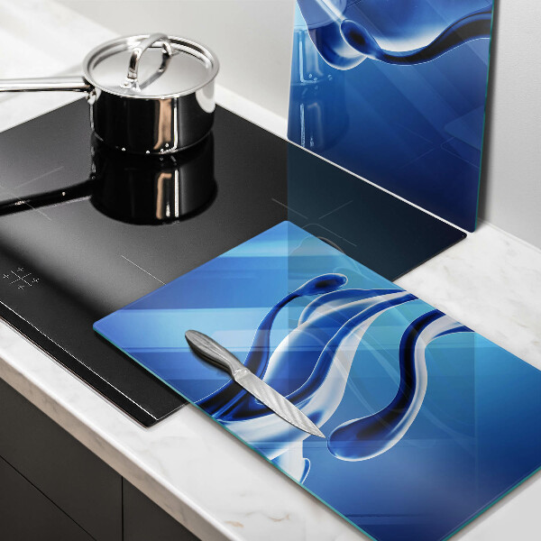Sklenená doska na krájanie Abstrakcia tekutín