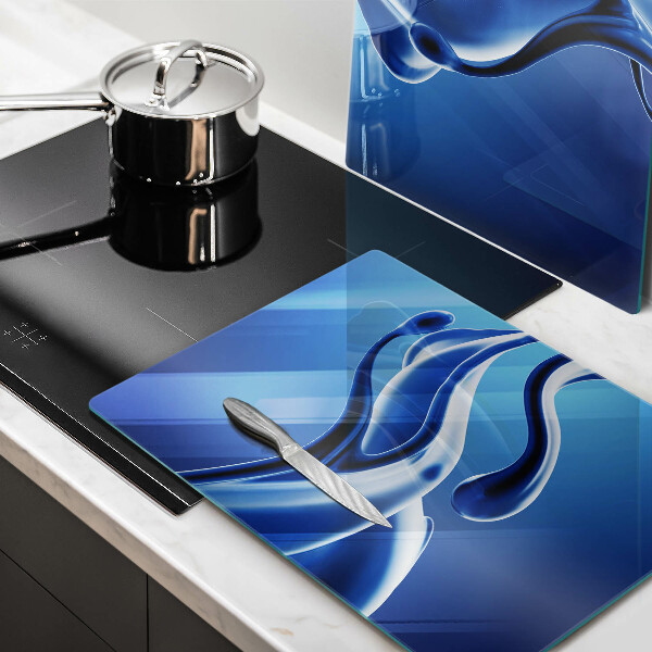 Sklenená doska na krájanie Abstrakcia tekutín