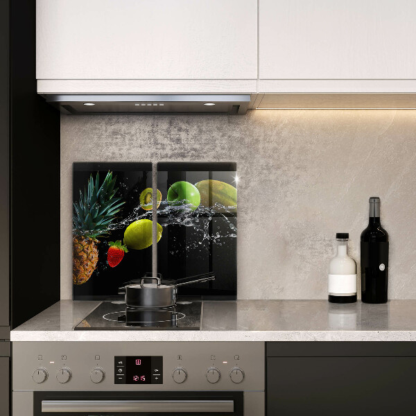 Kuchynská doska veľká zo skla Ovocie vo vode