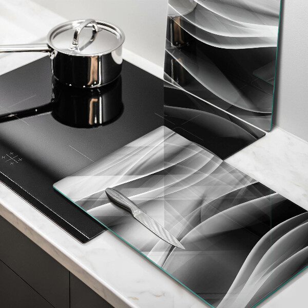 Sklenená doska na krájanie Abstrakcia jemné línie