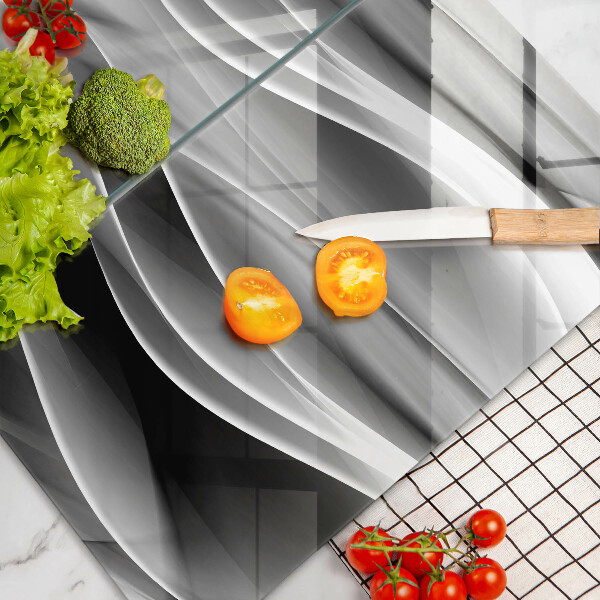 Sklenená doska na krájanie Abstrakcia jemné línie