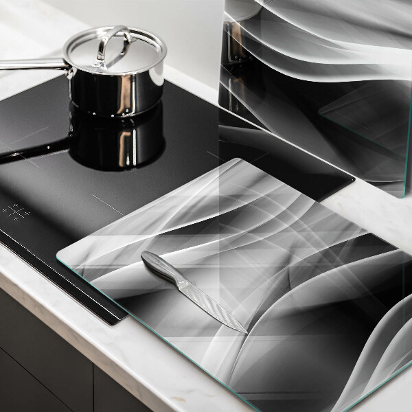 Sklenená doska na krájanie Abstrakcia jemné línie