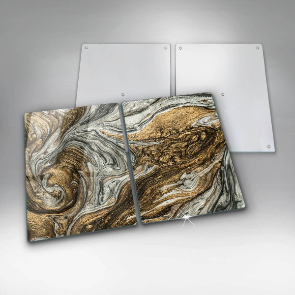 Sklenená doska na krájanie Bohatá abstrakcia