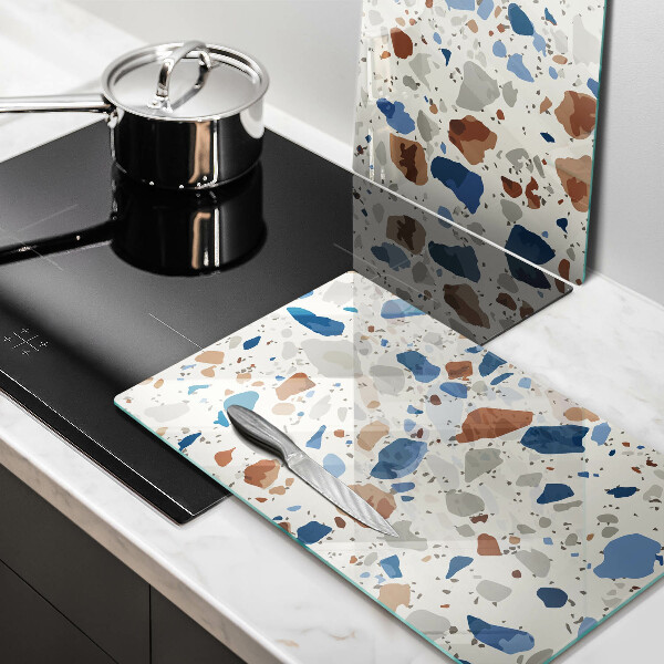 Sklenená doska na krájanie Dekoratívna kamenina