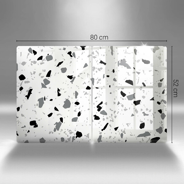 Sklenená doska na krájanie Dekoratívna kamenina