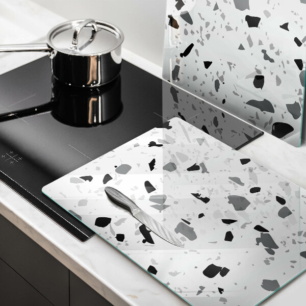 Sklenená doska na krájanie Dekoratívna kamenina