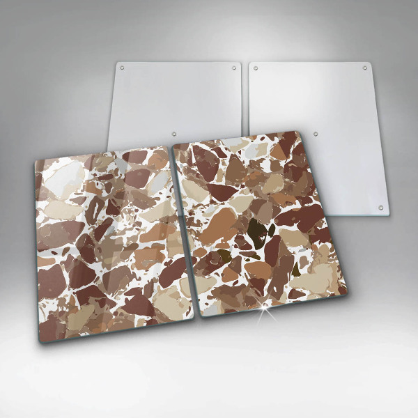 Sklenená doska na krájanie Kamenné ozdobné škvrny