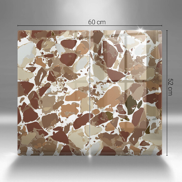 Sklenená doska na krájanie Kamenné ozdobné škvrny