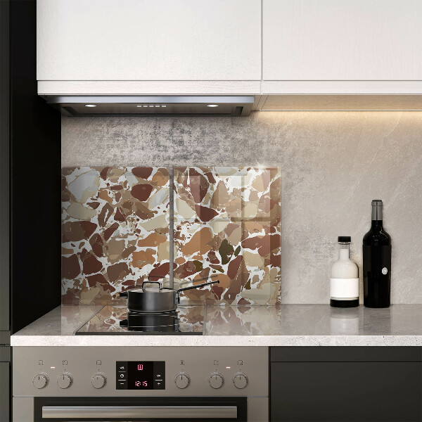 Sklenená doska na krájanie Kamenné ozdobné škvrny