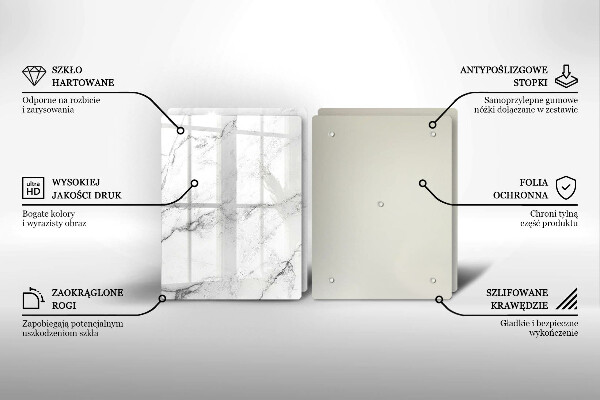 Kuchynská doska veľká zo skla Elegantná textúra mramoru