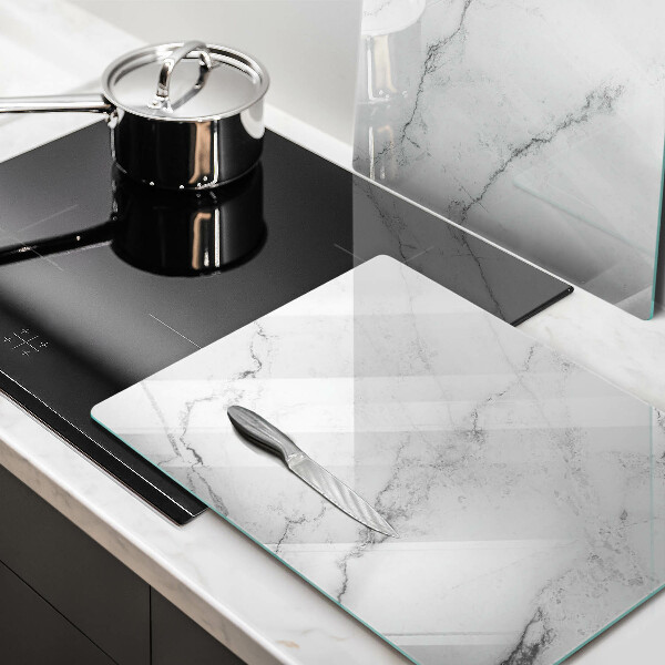 Kuchynská doska veľká zo skla Elegantná textúra mramoru