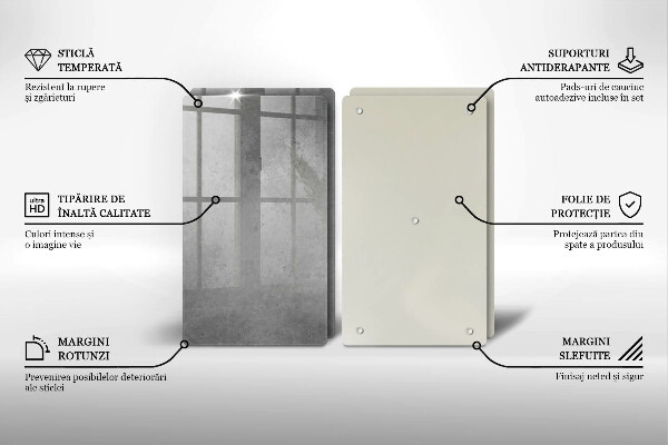 Kuchynská doska veľká zo skla Betónové textúry pozadia