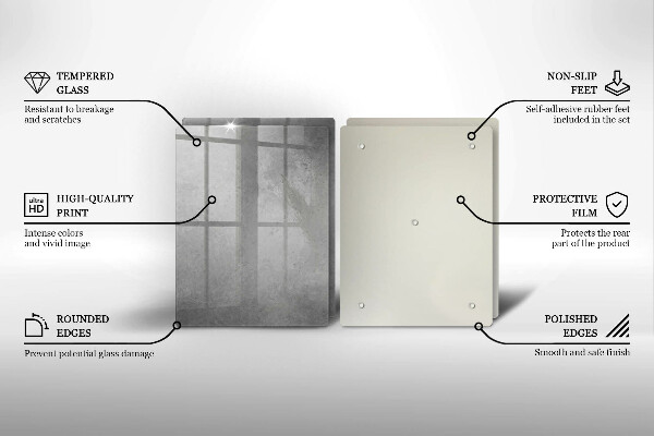 Kuchynská doska veľká zo skla Betónové textúry pozadia