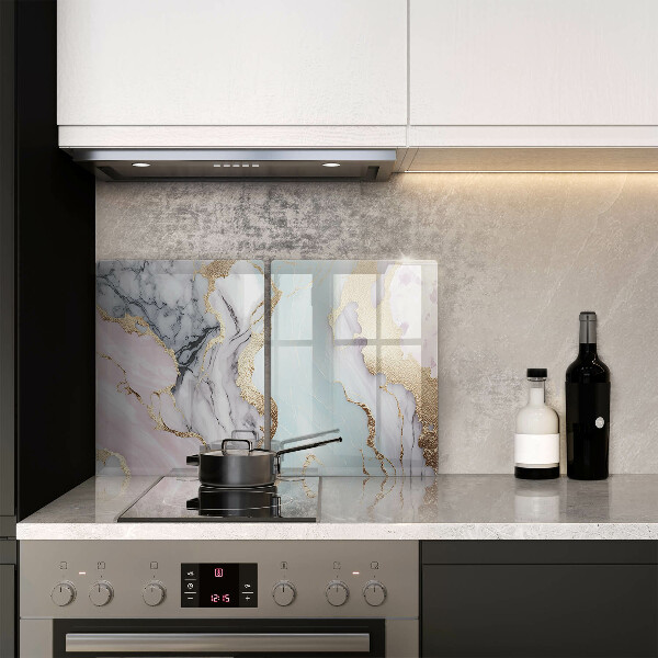 Sklenená doska na krájanie Pastelový mramor