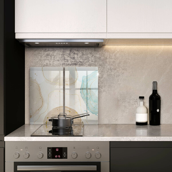 Sklenená doska na krájanie Svetlé boho tvary