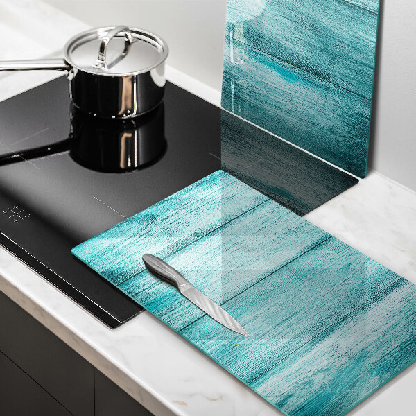 Kuchynská doska veľká zo skla Vintage drevené dosky