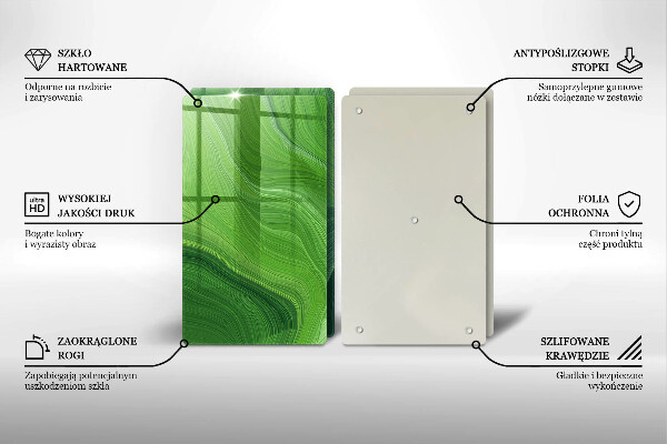 Kuchynská doska veľká zo skla Abstraktná textúra