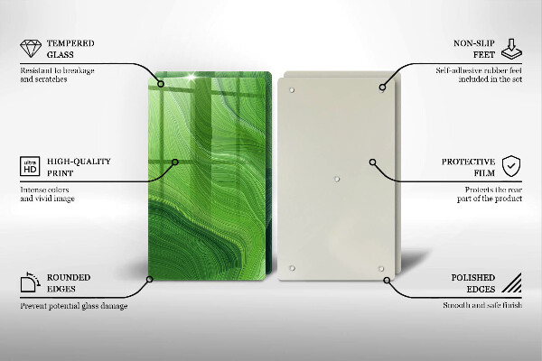 Kuchynská doska veľká zo skla Abstraktná textúra