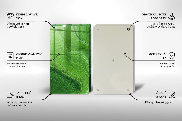 Kuchynská doska veľká zo skla Abstraktná textúra