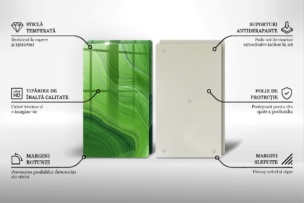 Kuchynská doska veľká zo skla Abstraktná textúra